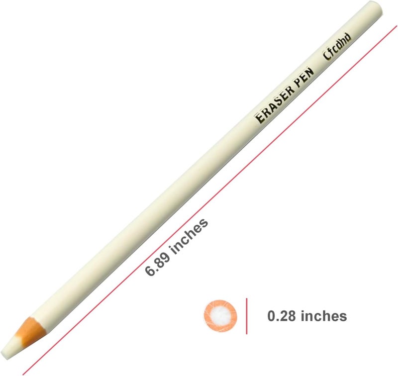cfcdhd Precision Eraser 10-Pack Drawing Erasers for Artists Accurate Force Transmission Pencil Erasers for Pencils - Image 2